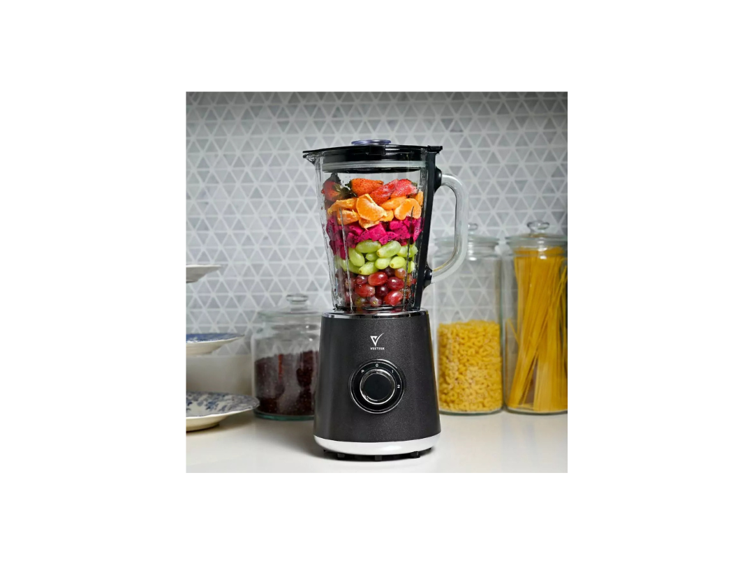 VEETEEK Stand Blender 1.5L, 500W, Glass Jar - Qatar  VEETEEK Stand Blender 1.5L, 500W, Glass Jar - Qatar